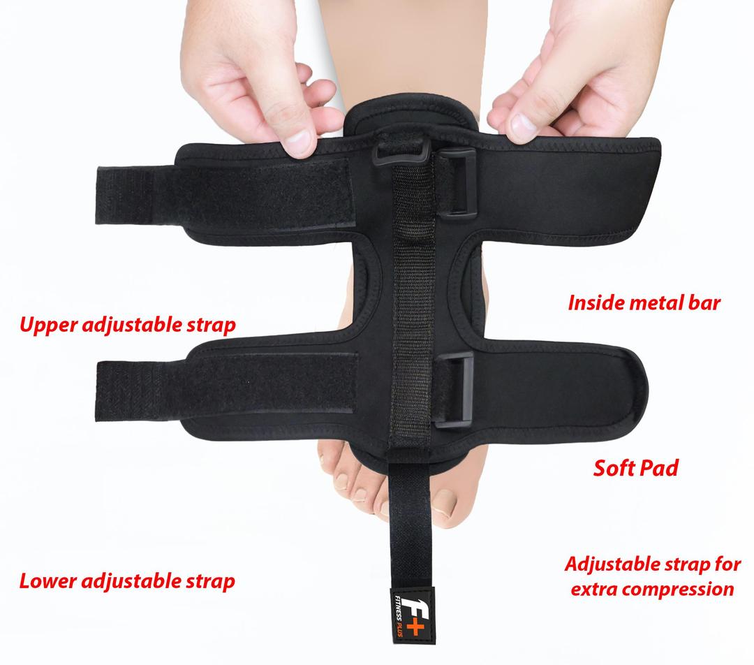 Ankle Injury Support Brace with 80-100 Pads
