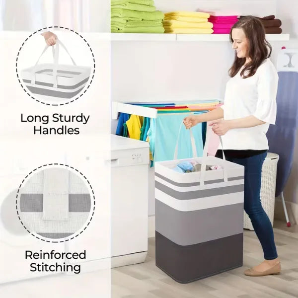 75L Grey Storage Bag for Clothes Toys Blankets