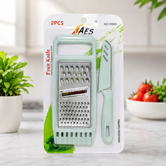 2 In 1 Perfect For Preparing Food Vegetable Slicer Fruit Knife Set