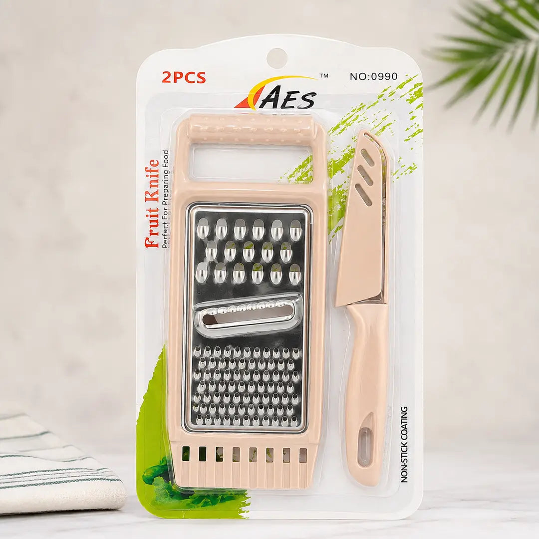 2 In 1 Perfect For Preparing Food Vegetable Slicer Fruit Knife Set