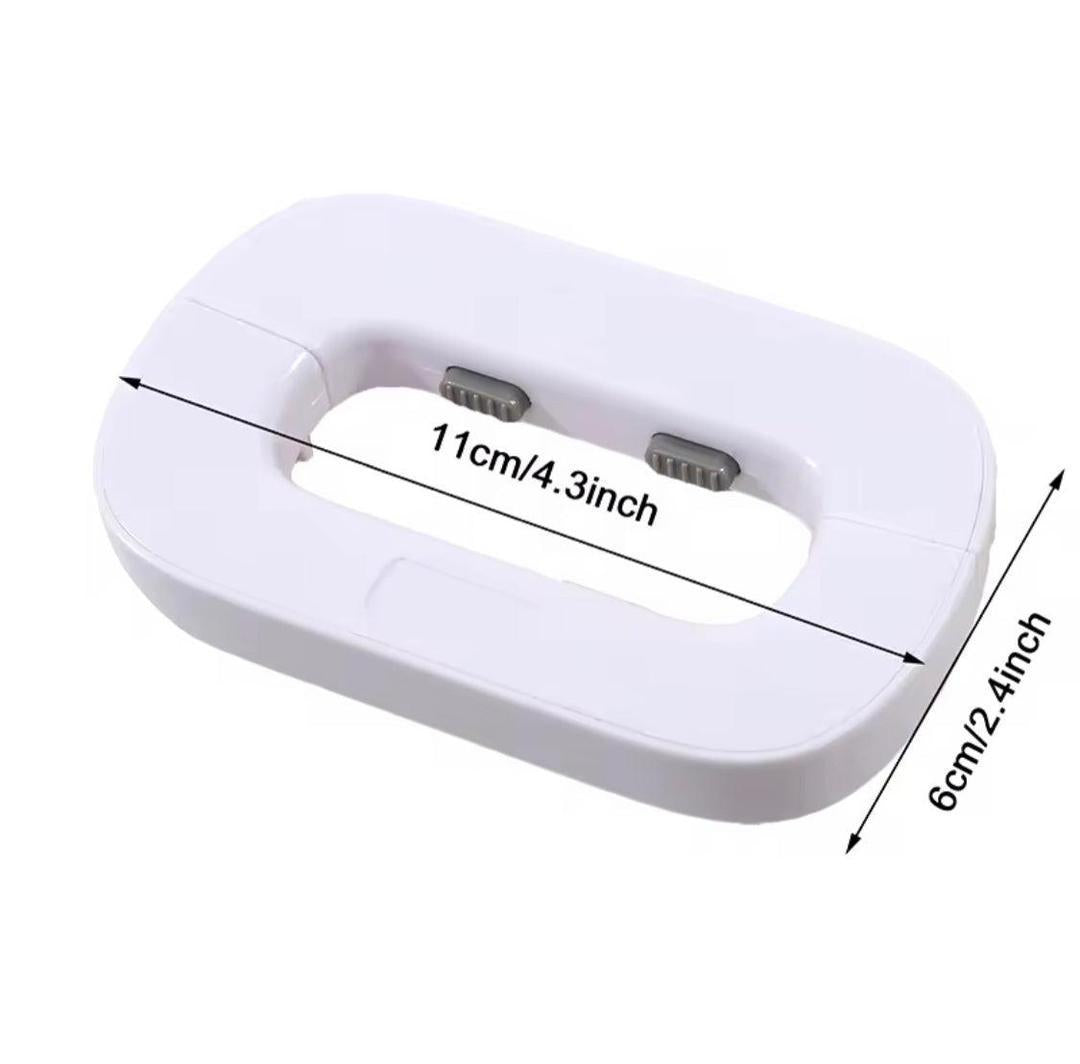 White Drawer Lock for Home Security ABS Plastic
