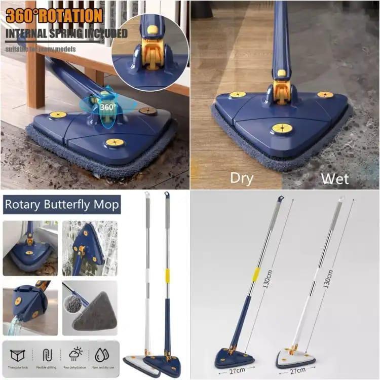 Degree Triangle Twister Mop Blue 130cm