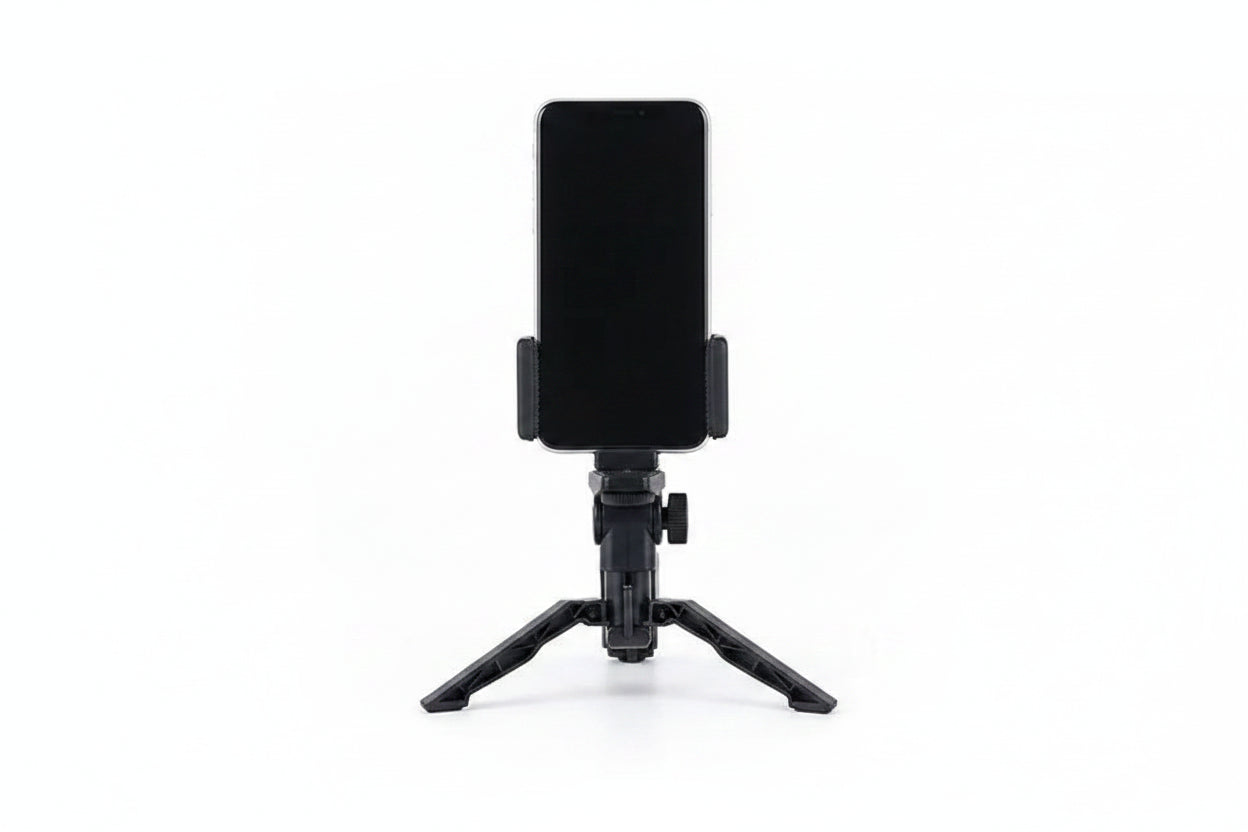 Vlogging Kit with Mic & Light Black