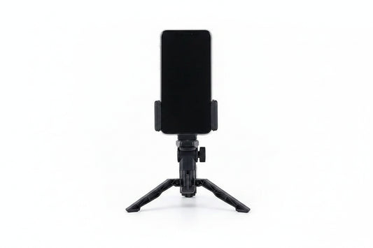 Vlogging Kit with Mic & Light Black